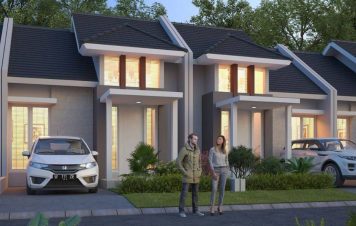 Unit di perumahan minimalis modern The Quality Riverside